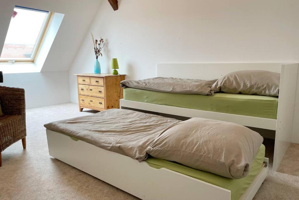 105Qm-3-Raum, Zentral, Ruhig, Gemuetlich Appartement Leipzig Buitenkant foto